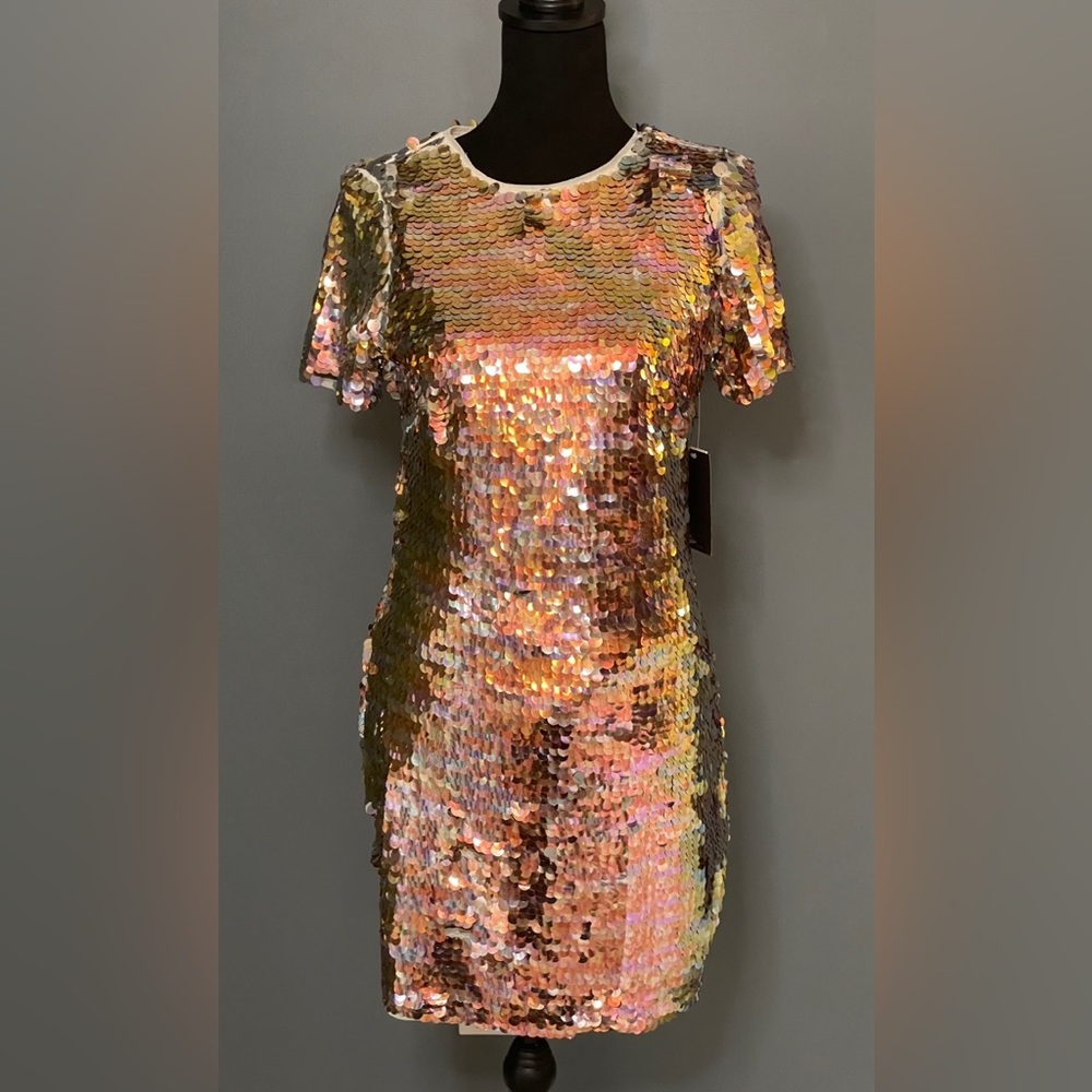 Aidan Mattox Sequin Mini Dress Size 6